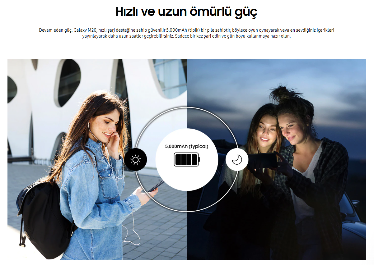 Yenilenmiş Samsung Galaxy M10 Batarya